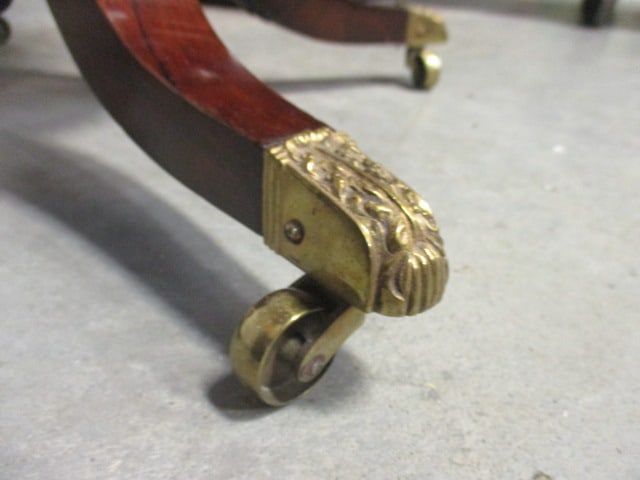 19th Century Regency Style Mahogany Sewing and Games Table - 9