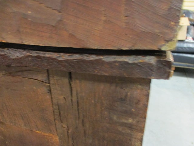 Impressive Antique Hand Carved/Hewn Welsh Dresser Cupboard - 13