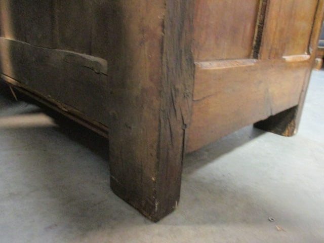 Impressive Antique Hand Carved/Hewn Welsh Dresser Cupboard - 14