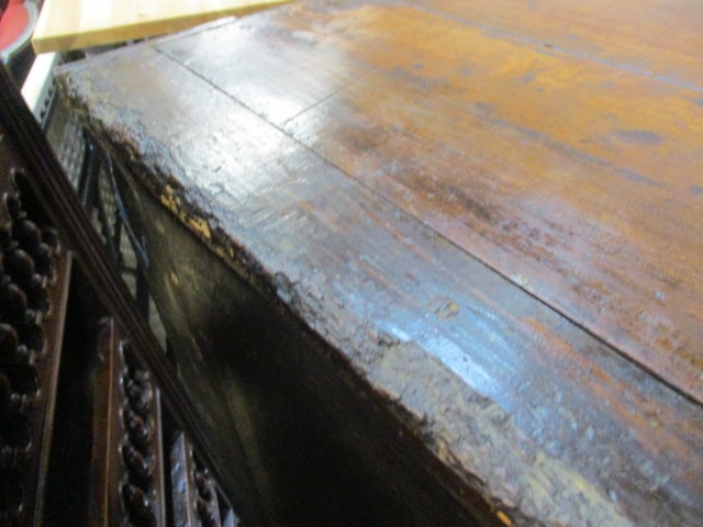 Impressive Antique Hand Carved/Hewn Welsh Dresser Cupboard - 15