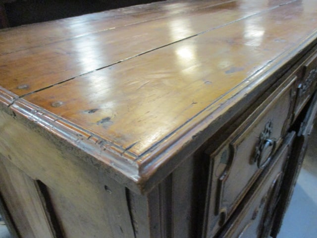 Impressive Antique Hand Carved/Hewn Welsh Dresser Cupboard - 19