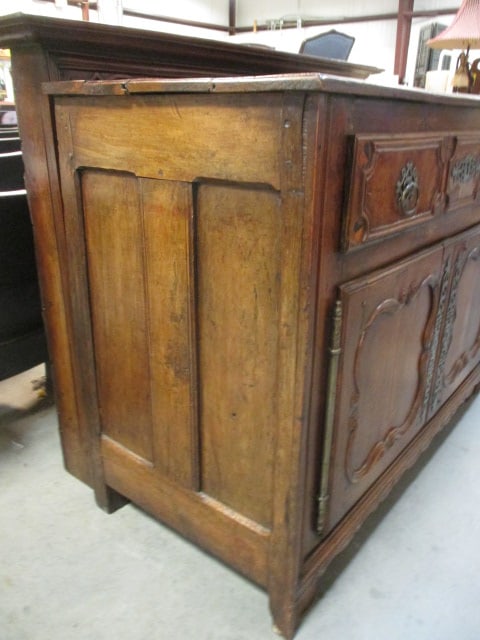 Impressive Antique Hand Carved/Hewn Welsh Dresser Cupboard - 20