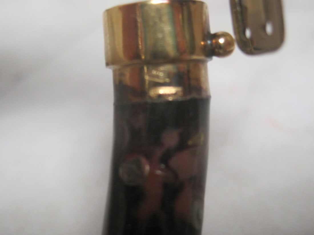 18k Gold Fidia Gioielli Italian Enamel Bangle Bracelet - 7