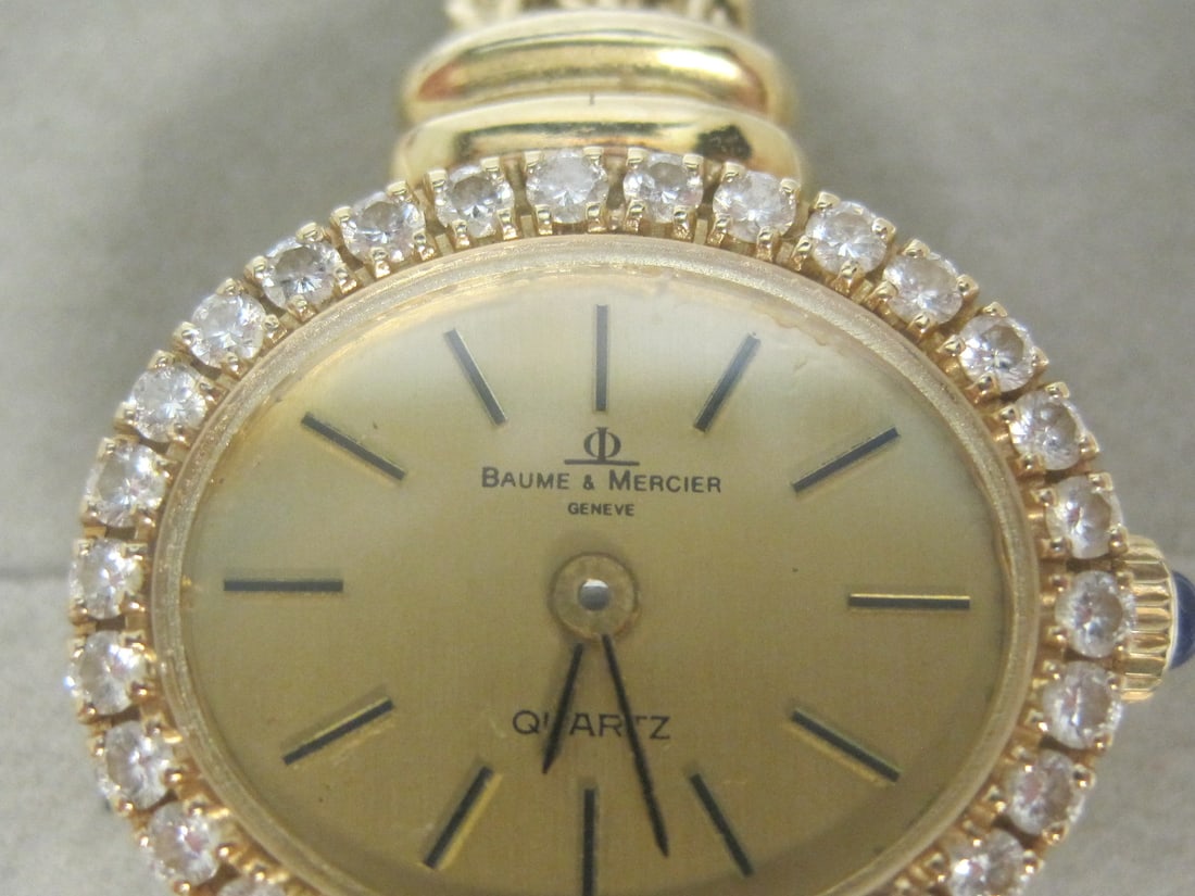 14k Gold Baume & Mercier Ladies Watch - 3