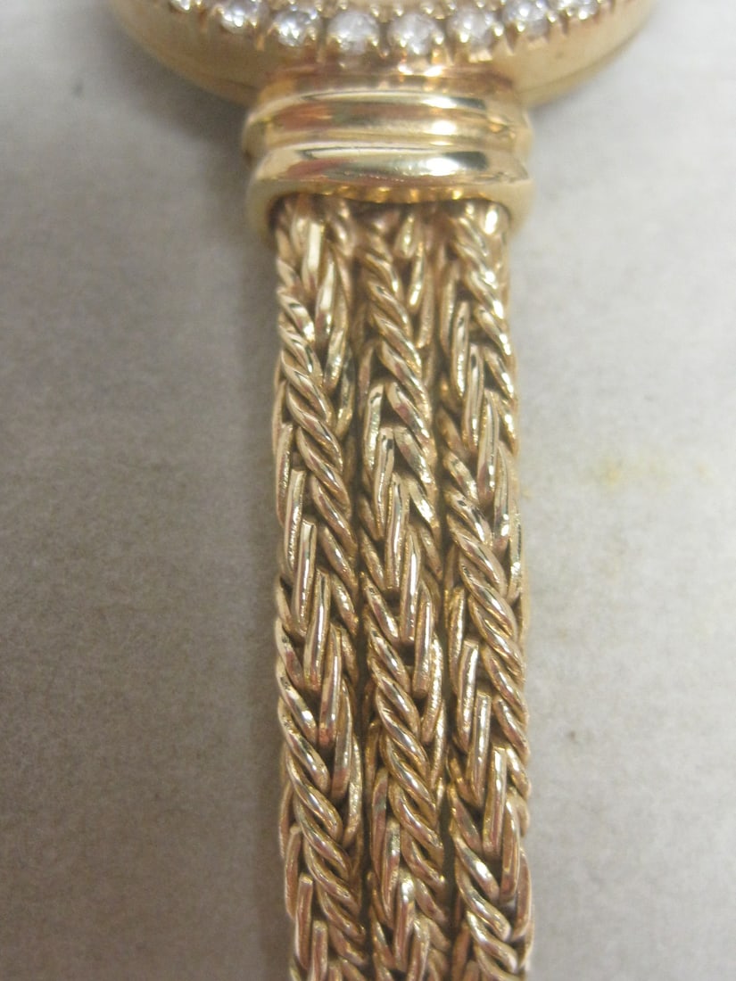 14k Gold Baume & Mercier Ladies Watch - 4