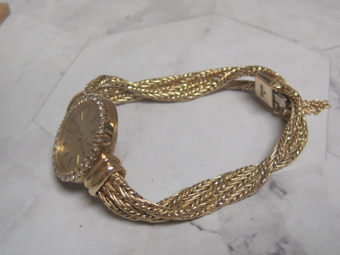 14k Gold Baume & Mercier Ladies Watch - 6