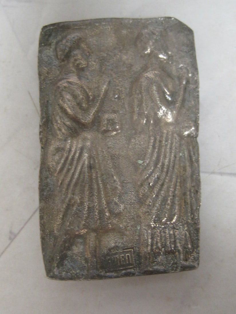 Sterling Silver Ancient Greek Brooch/Pendant: Weighs 9.4 grams