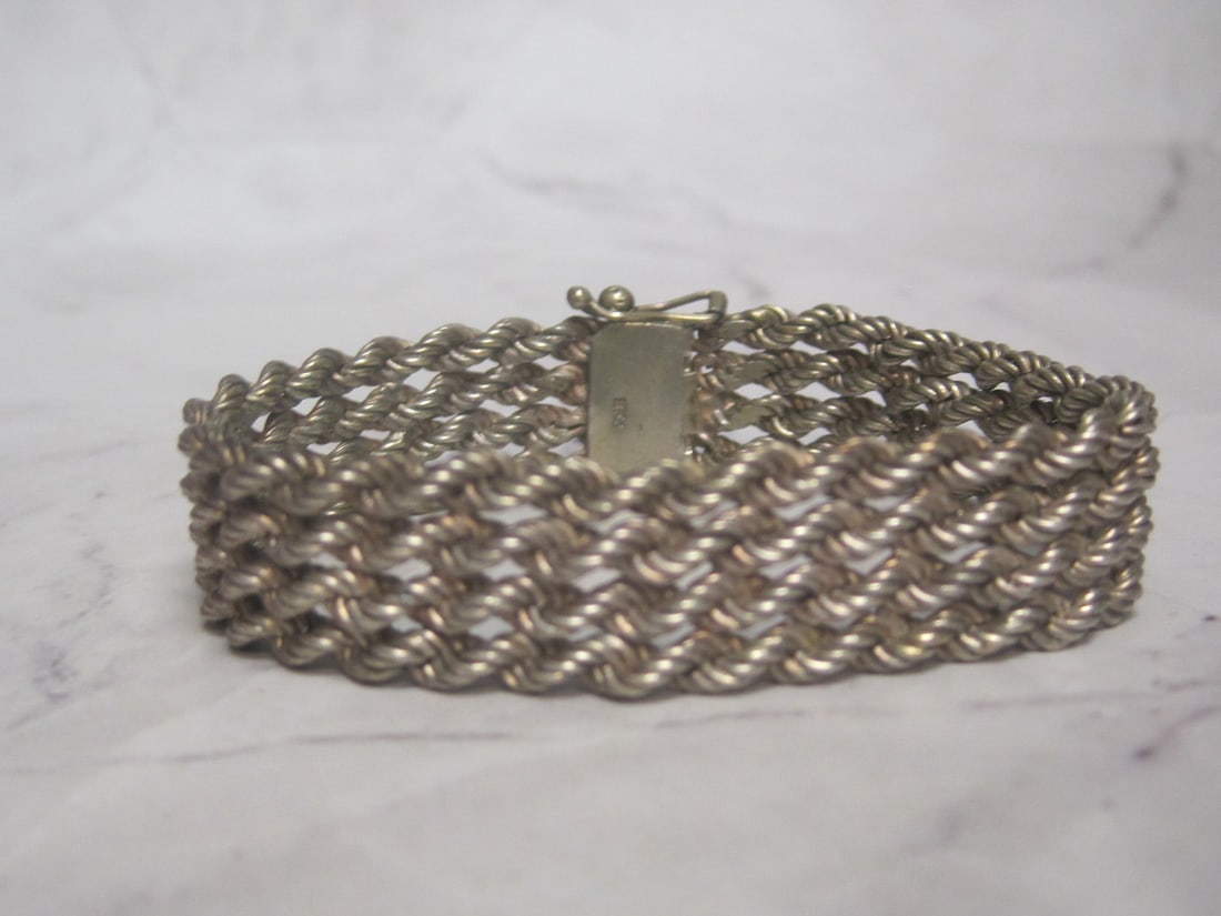 7" Sterling Silver Multi-Rope Bracelet (1 of 4)