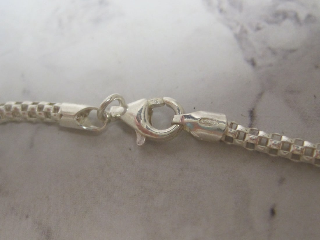8" Sterling Silver Woven Mesh Link Bracelet - 3