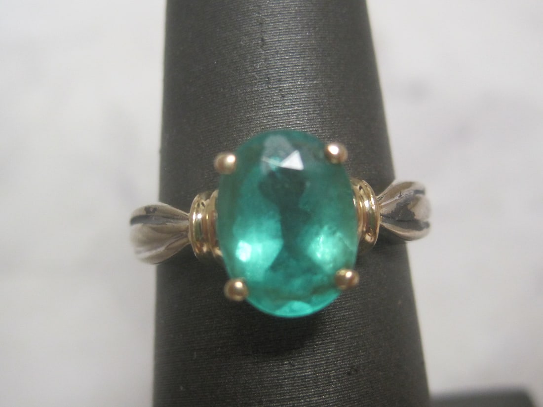 14k Gold Emerald Ring appraised at $2,250 (1 of 7)