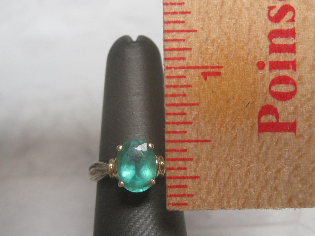 14k Gold Emerald Ring appraised at $2,250 - 4