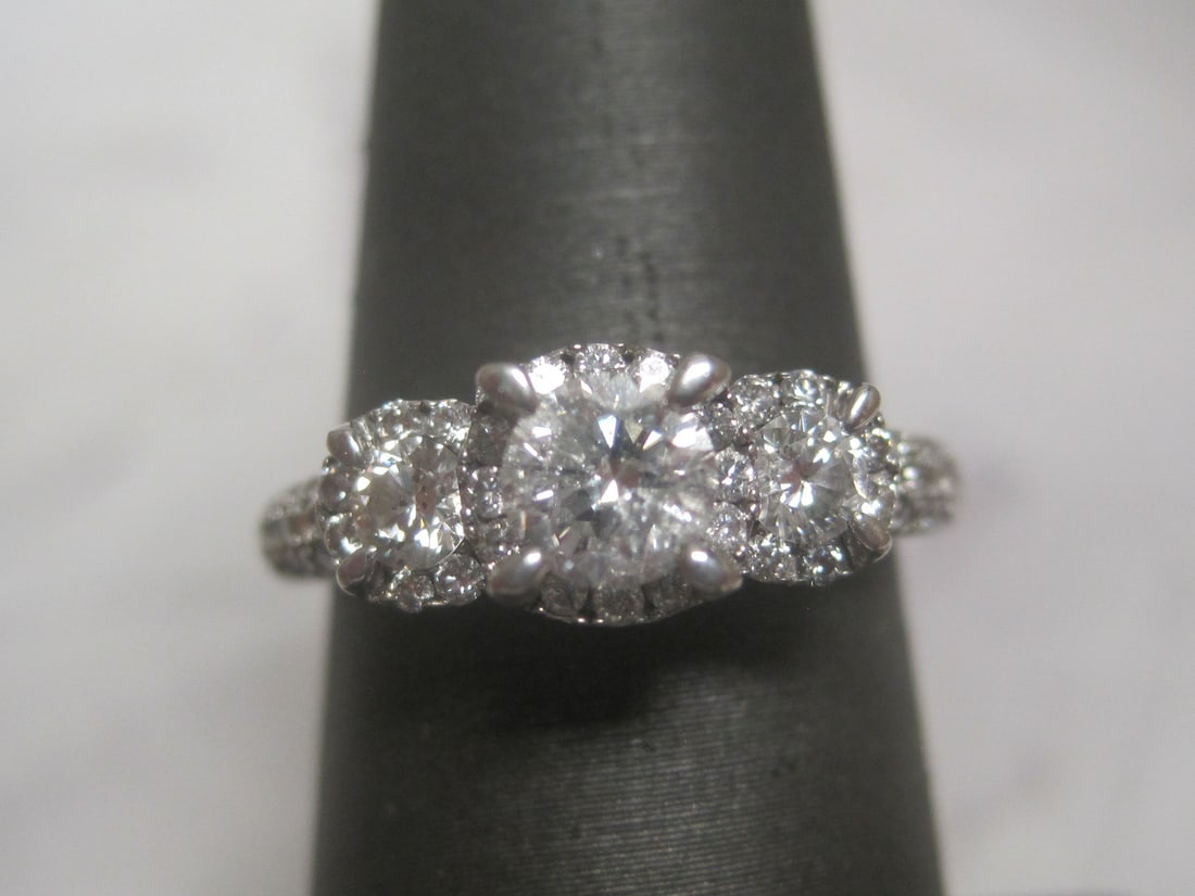 14k White Gold Diamond Ring appraised at $2,350 - 2