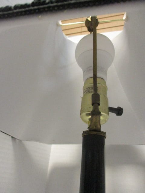 Black Candlestick Buffet Lamp (PR) - 4