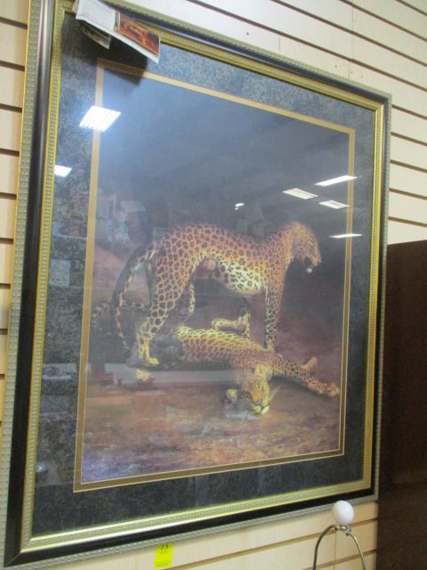 Leopards Resting F/M Print: 34 x 40