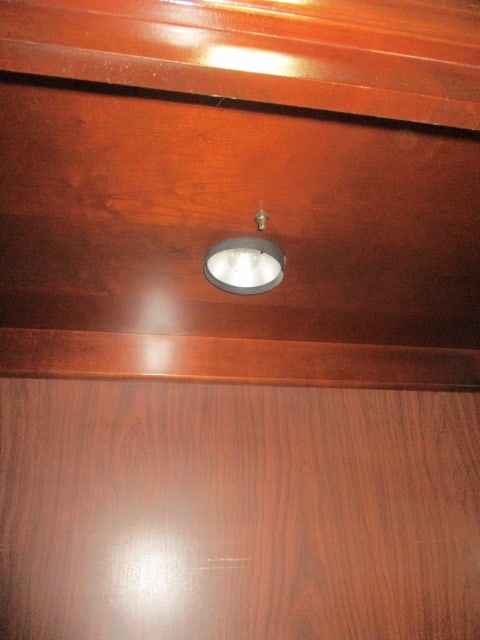 1 Drawer 2 door 3 Shelf Lighted Curio Cabinet - 3
