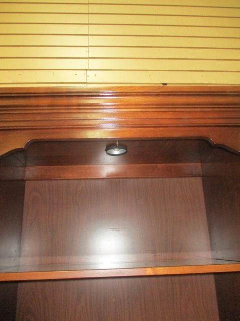 1 Drawer 2 door 3 Shelf Lighted Curio Cabinet - 2
