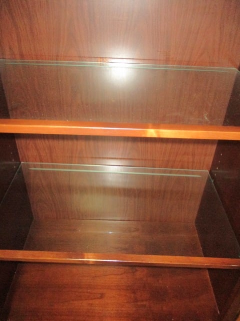 1 Drawer 2 door 3 Shelf Lighted Curio Cabinet - 3