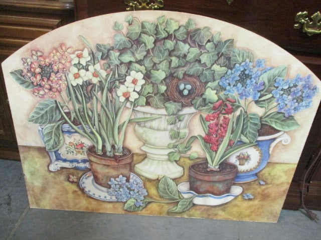 Arched Wood Decorative Panel: 35 x 27