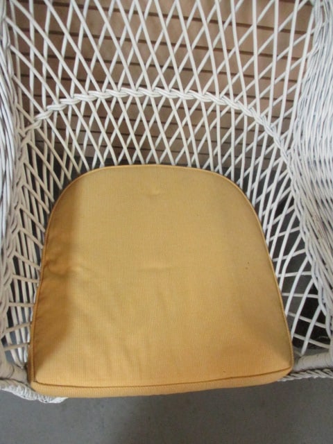 Wicker Occassional Chair White - 2
