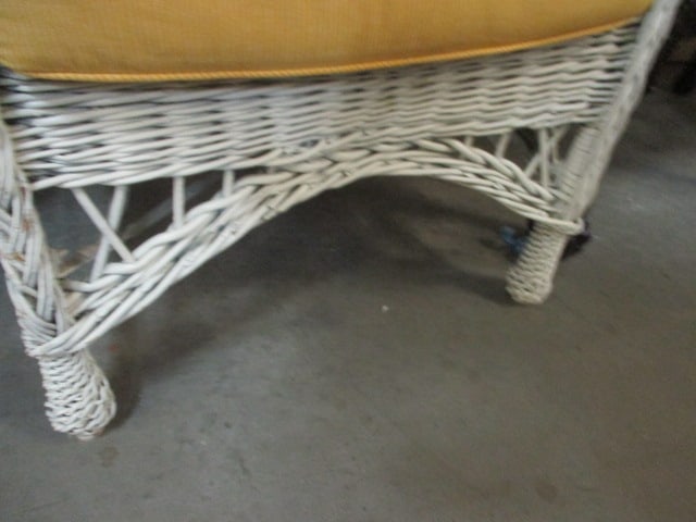 Wicker Occassional Chair White - 4