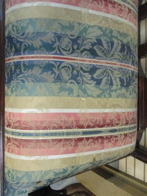 Chippendale Style Mahogany Triple Back Settee - 4