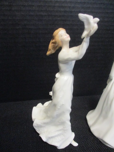 Royal Doulton Thinking of You 7" & For Someone Special 6" Figurines - 5
