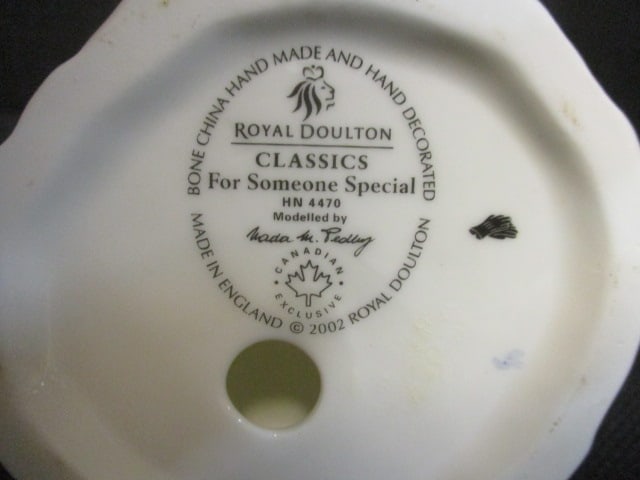 Royal Doulton Thinking of You 7" & For Someone Special 6" Figurines - 7