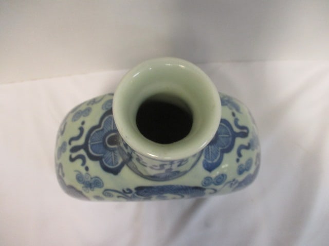 Chinese Blue/White Porcelain Moon Flask in Ming Style Design - 3