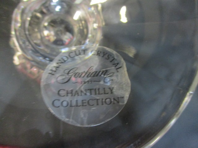 Gorham 'Chantilly Collection' Footed Crystal Vase - 6