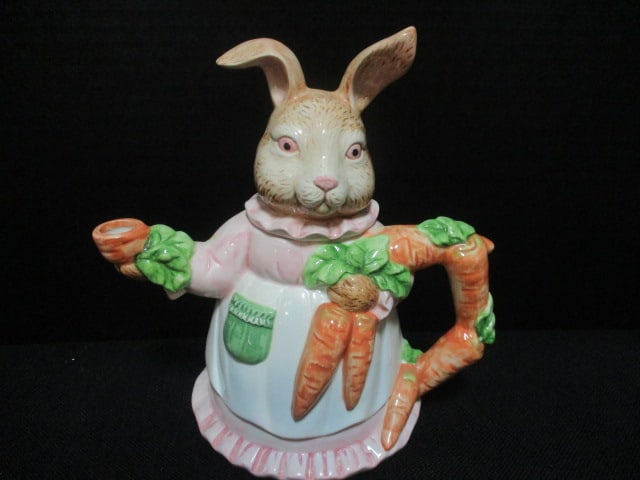 Rabbit Teapots Grouping - 7