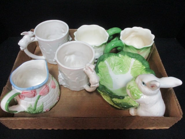 Rabbit Mugs Grouping: see all pictures