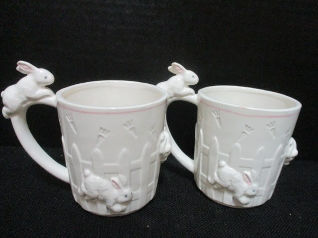 Rabbit Mugs Grouping - 4