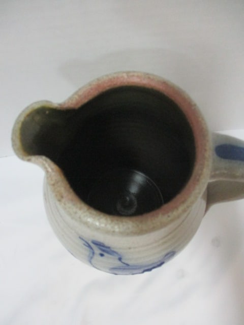 Rowe Pottery Works Cambridge,WI Salt Glazed Pitcher - 2