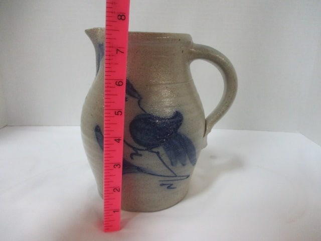 Rowe Pottery Works Cambridge,WI Salt Glazed Pitcher - 5