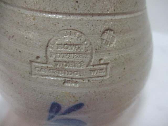 Rowe Pottery Works Cambridge,WI Salt Glazed Pitcher - 6