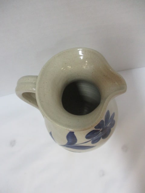 Williamsburg Pottery Salt Glazed Stoneware Pitcher - 2