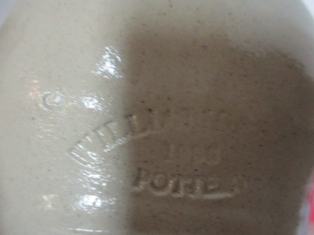 Williamsburg Pottery Salt Glazed Stoneware Pitcher - 4