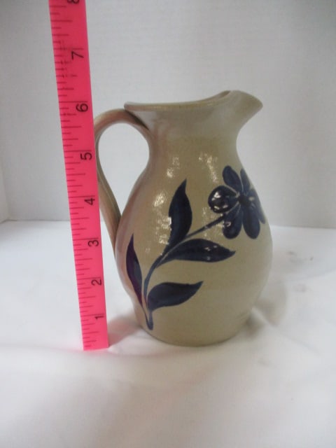 Williamsburg Pottery Salt Glazed Stoneware Pitcher - 5