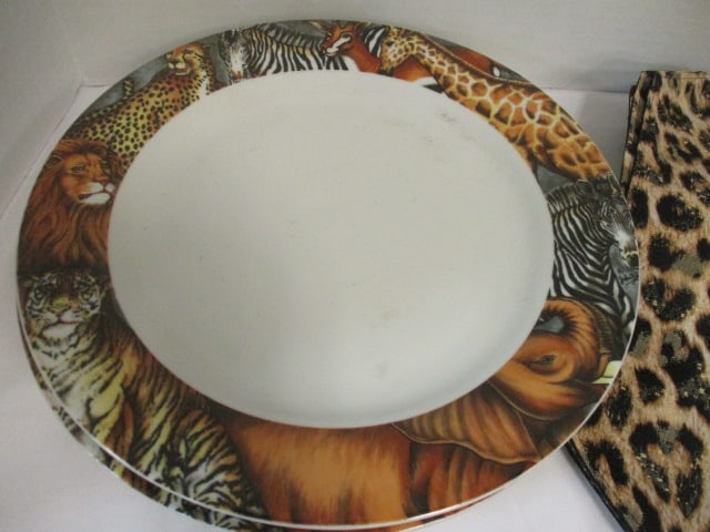 Sakura 1996 Porcelain La Menagerie Dinnerware (16 PC), - 6