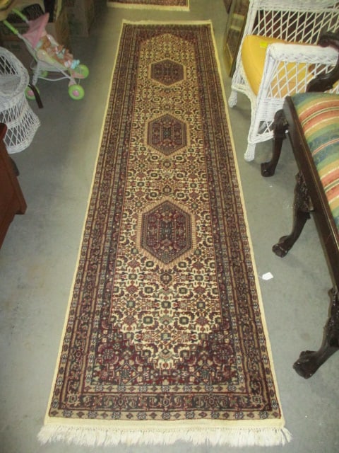 Turkish Style Botanical Vtg. Rug Runner (1 of 4)