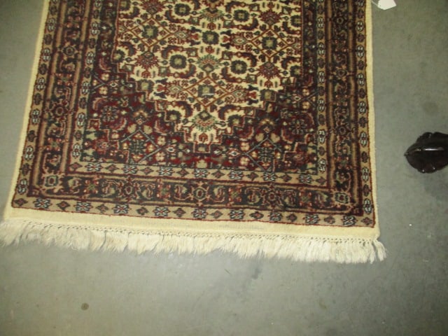 Turkish Style Botanical Vtg. Rug Runner - 2