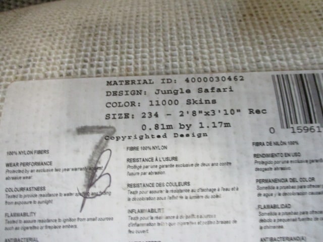 Animal Print Throw Rug - 4