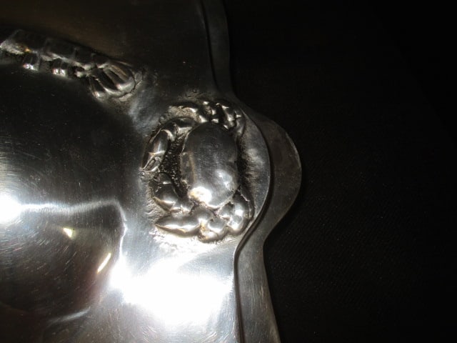 Arthur Court Style Alloy Aluminum Covered Lobster Tray - 3
