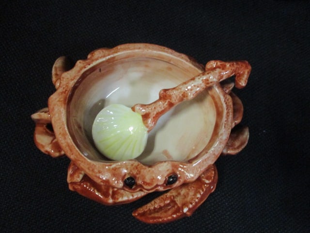 Fitz & Floyd Fish Market Series Crab Butter Servers (5) - 3
