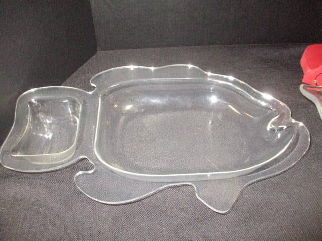 Lobster Wood Paper Towel Holder, Shell Dish, Fish Chip n Dip - 2