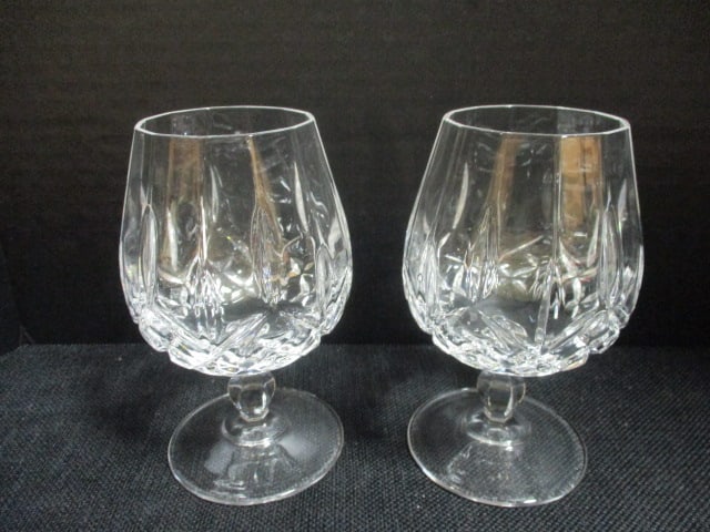 Glass & Crystal Table Grouping-2 Stems, Salt/Pepper, Cruet, etc - 2