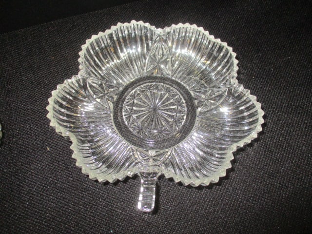 Glass & Crystal Table Grouping-2 Stems, Salt/Pepper, Cruet, etc - 8