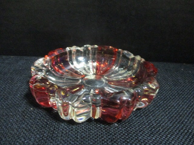 Johnson Bros. Lidded Dish, Milkglass Dish, Art Glass Ashtray, etc. - 2