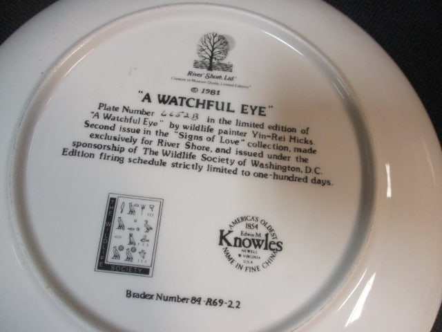 Knowles River Shore Ltd. Collectible Plates 1981 - 6