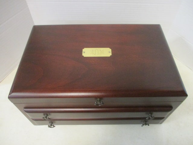 Mahogany Jewelry Chest - 3